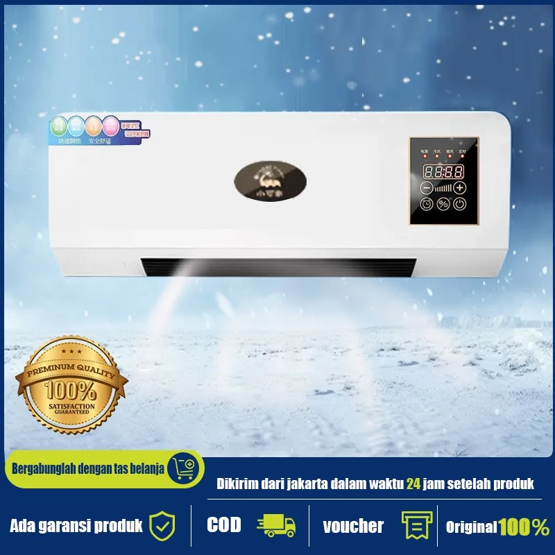 [Ready Stock] AC Portable  AC mini portabel pemanas dan pendingin dua fungsi multifungsi yang dipasang di dinding di kamar tidur