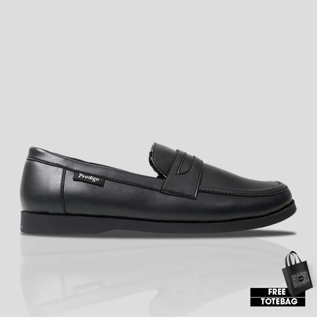 Prodigo * Sepatu Pria Bima Black | Sepatu Formal | Casual | Slip On | Terbaru