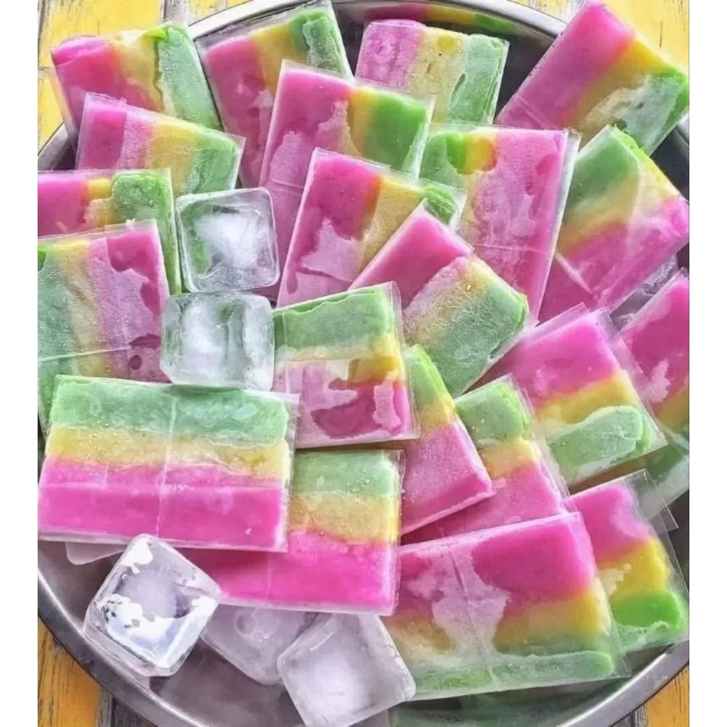 Es Gabus Pelangi/es kue — Camilan Jadul yang Bikin Nostalgia!