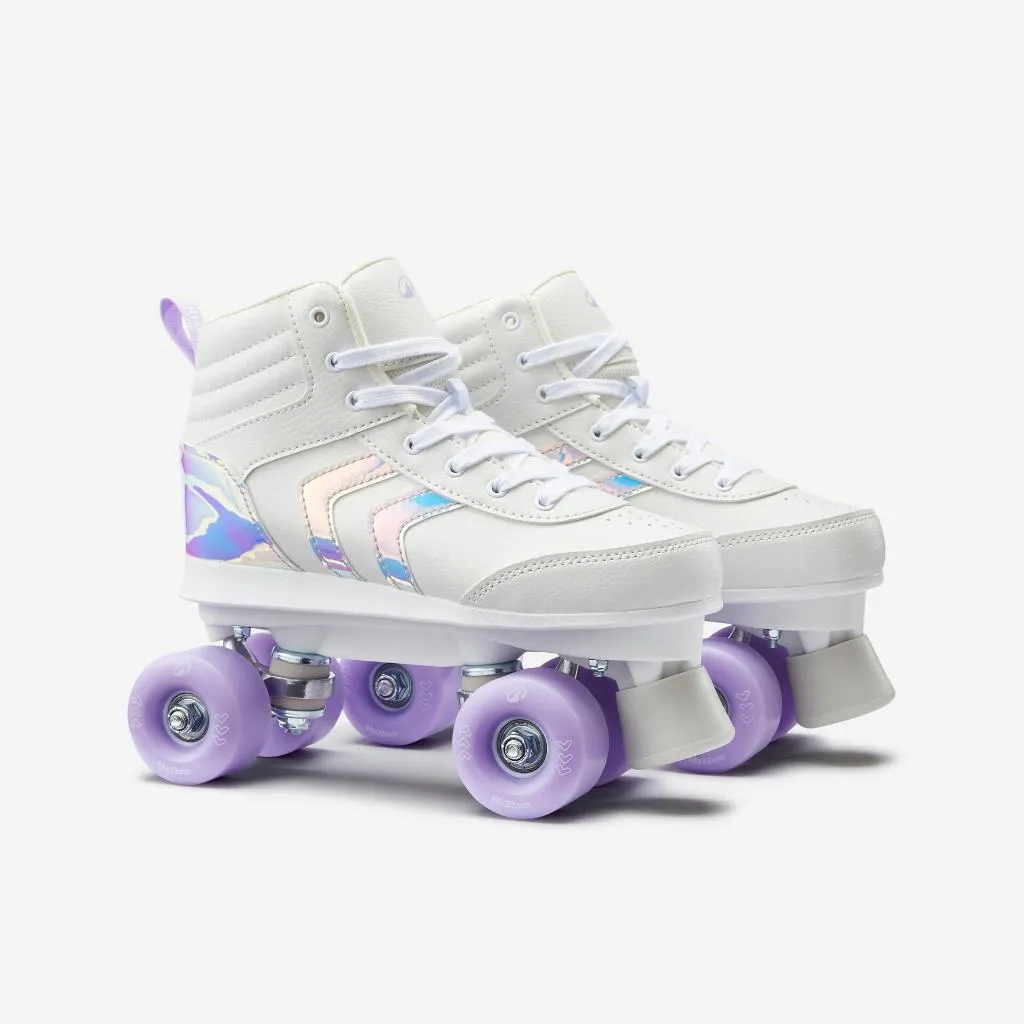 Oxelo Quad Roller Skates 100 - Lilac 8828303