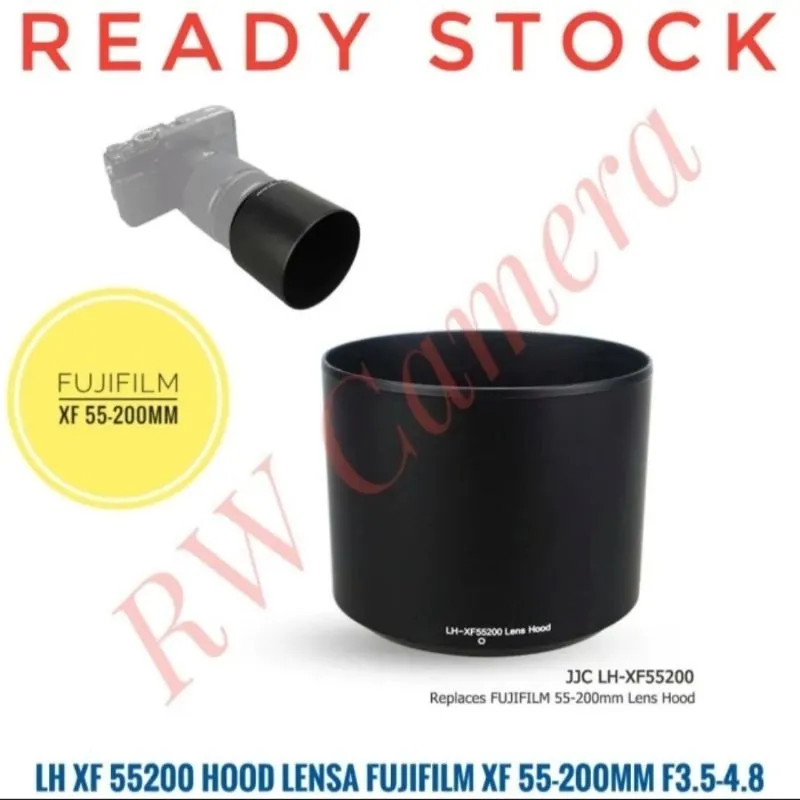 Lens Hood LH XF55200 Lensa Fujifilm XF 55-200mm F3.5-4.8 R LM OIS 55-200 Tele XT20 XT30 XH2 XT3 XT4