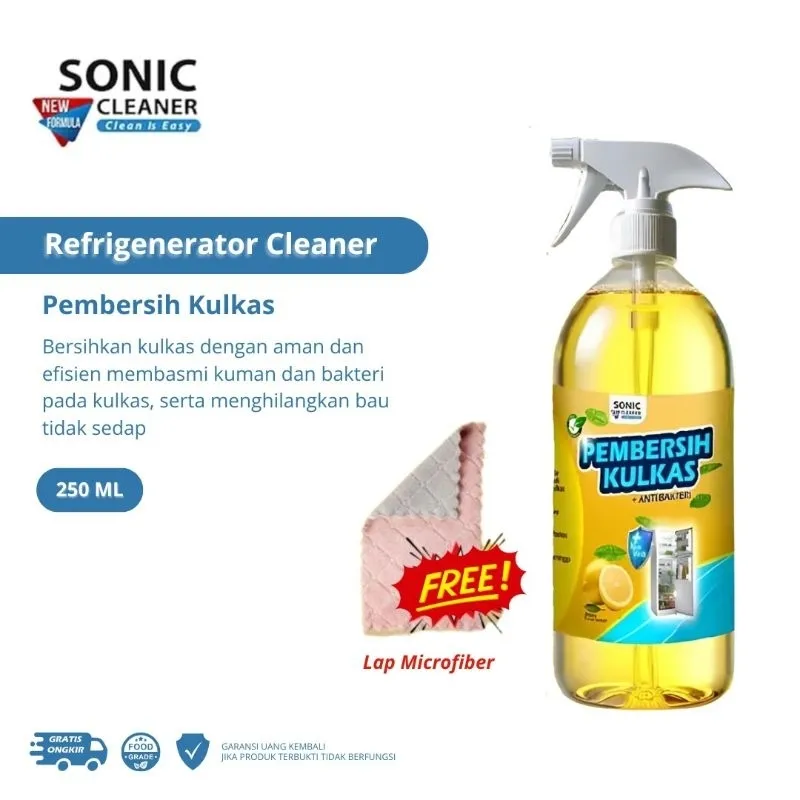 SONIC CLEANER Pembersih Kulkas Cairan Serbaguna 250ml