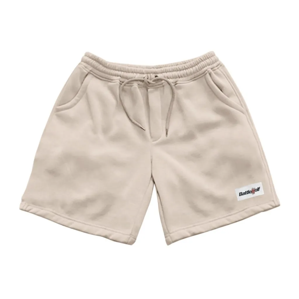 BATTLEWOLF-Boardshort Matt Fleece Lembut Celana Pendek|Celana Pendek Peria|Celana Santai