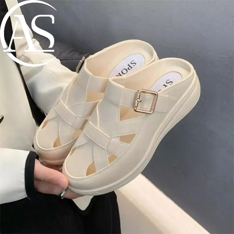 Sandal Wanita Sendal Selop Mule Wanita Bahan Karet Jelly PCU Elastis Fashion Kekinian Antislip Empuk dan Ringan Jelly Shoes