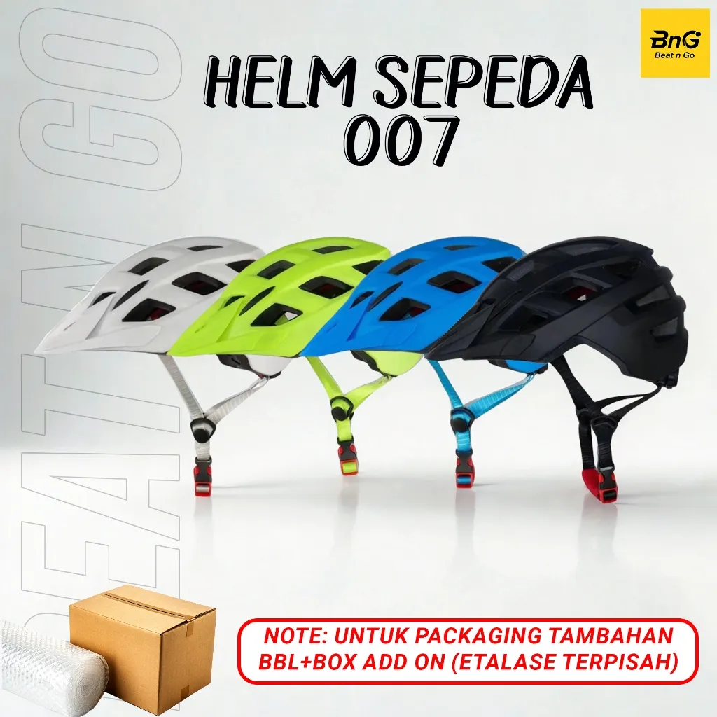 Beat n Go - Helm Sepeda Gowes Dewasa  MTB Roadbike TYPE 07 - EPS Foam & PC Shell