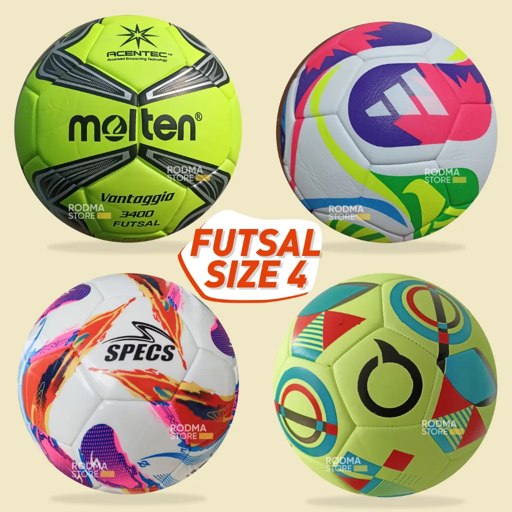 Bola Futsal Molten AFC Ortus Specs size 4 dewasa bola futsal jahit ukuran 4 murah free bonus