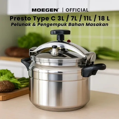 MOEGEN Presto TYPE C 3L / 7L / 11L / 18L Pressure Cooker