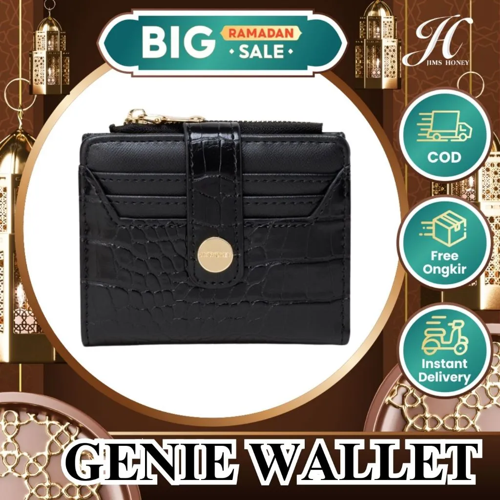 JIMS HONEY GENIE WALLET Dompet Kartu Wanita Mini Jimshoney Terbaru