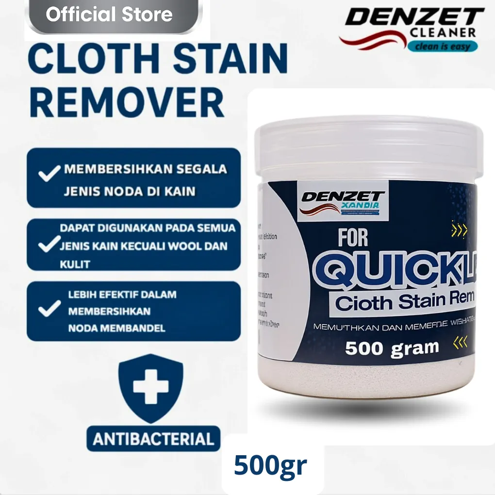 DENZET FOR Quickleen serbuk ajaib pembersih pakaian Anti Baktéri