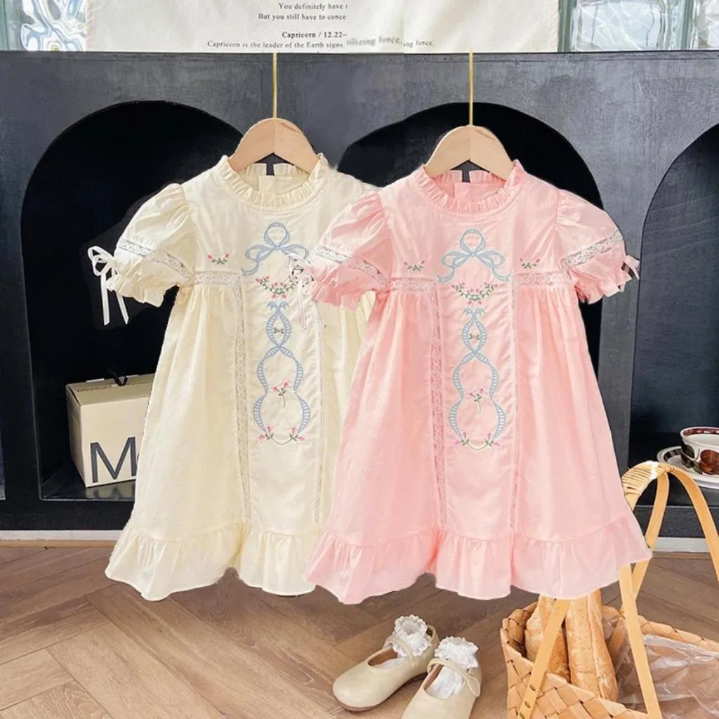 [Babydoraa] DS-160 DuduCream Dress Anak Perempuan Kualitas Premium usia 1-8tahun