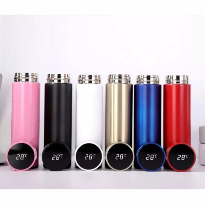 Termos Led / Termos suhu / Botol minum air / Tumbler air LED Glossy Smart Display Temperatur / suhu / Glossy Led Tumbler