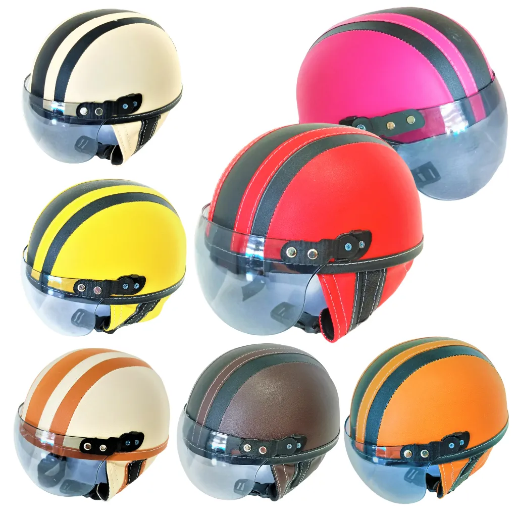 Helm Anak Polos Strip 1-4 tahun allsize