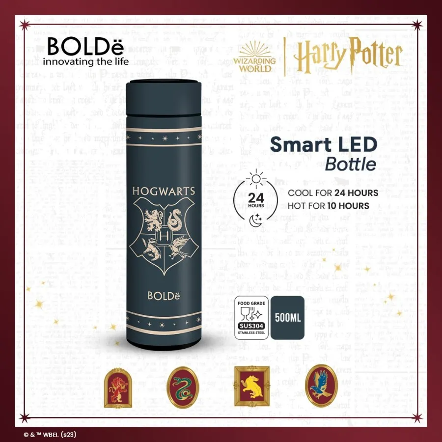 BOLDe Smart LED Bottle Harry Potter Edition - Termos Suhu Temperatur