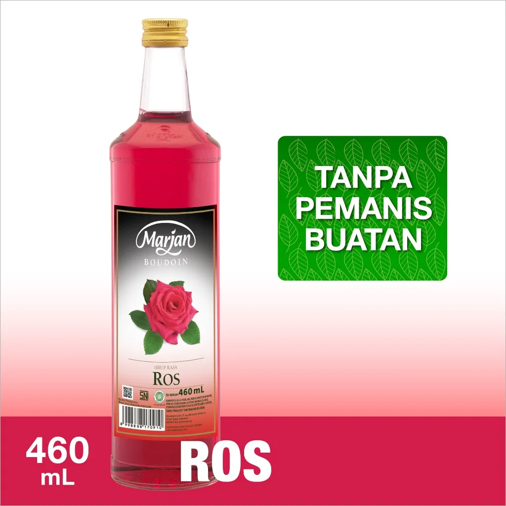 Marjan Boudoin Syrup Rose 460ml