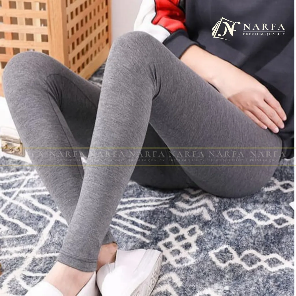 Legging Panjang soft Rayon Kaos - Leging Panjang - Celana Legging Panjang Wanita Dewasa Lejing Panjang Polos