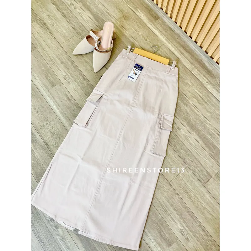 Carra Cargo Skirt - Rok Kargo Wanita Bengalin Impoorr