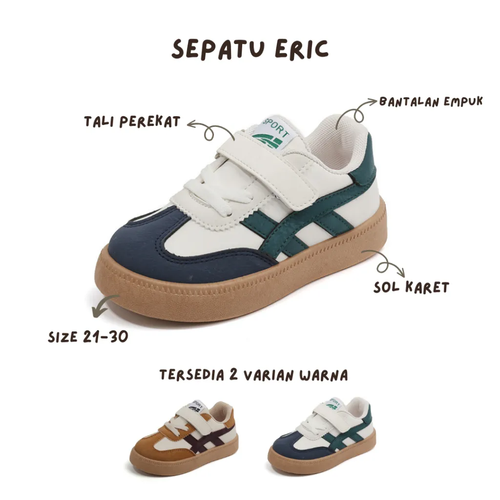 BABYPOTATO - Eric Sepatu Sneakers Anak Bayi Usia 1-5 tahun