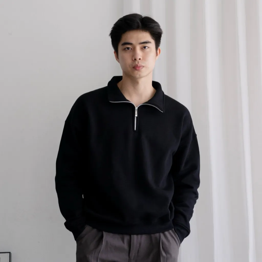 CELCO - Ryker Zip Boxy Cotton Fleece Sweatshirt