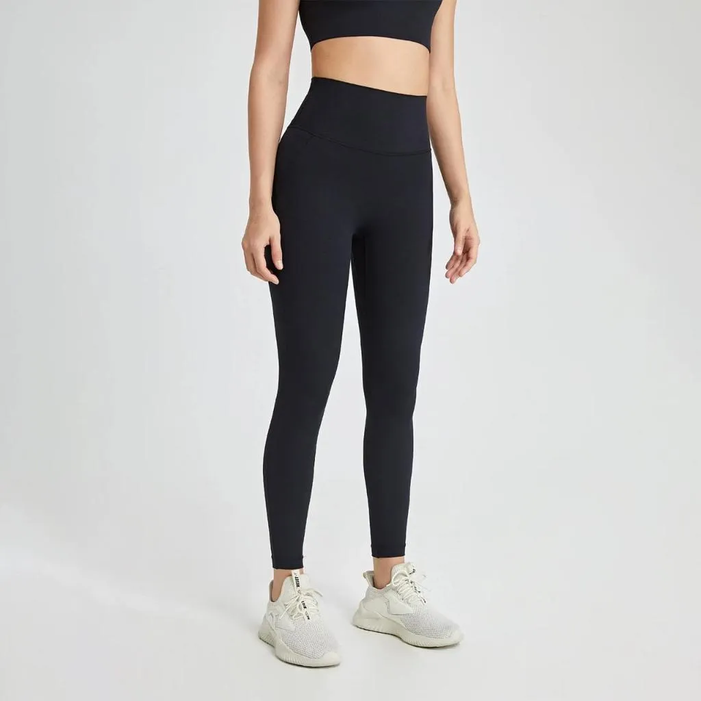 LUANAFIT - MT21 - Celana Legging Olahraga Wanita / Spandek Dryfit Elastis Adem Cepat Kering/ Pants Simple Nyaman Dipakai - Bahan Adem - Daily Pants Nyaman Dipakai - Legging Sport for Zumba Yoga Padel Pilates