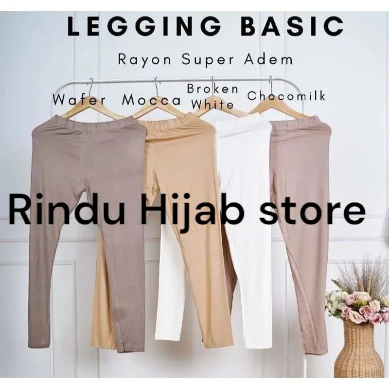 LEGGING BASIC KAOS RAYON PREMIUM/ LEGGING TEBAL BAHAN ADEM/LEGGING WANITA