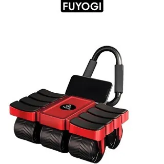 FUYOGI Ab Wheel Roller Hitung Cerdas Abdominal 6/4 Wheel Di Rumah Core Automatic Rebound Gym Fitness Push Up