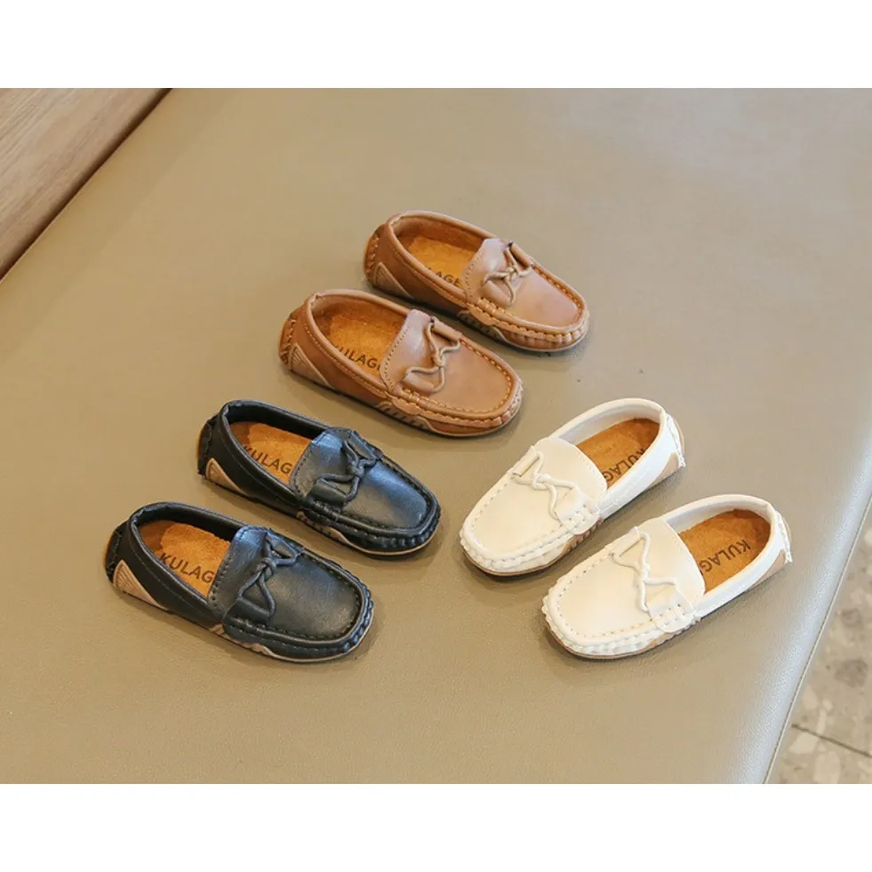 V 7928 Sepatu flats loafers anak shoes import kulit sintetis sepatu anak laki laki SEPATU PANTOFEL
