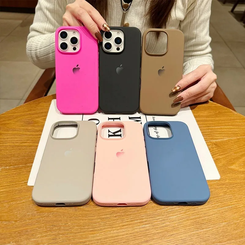 (2) Colorful Casing Silikon Fit - Hardcase / Casee Hp Compatible For Iphone 15 16 16e 17 17air Pro Plus Promax  Casing Full Cover Pelindung Handphone RCI534