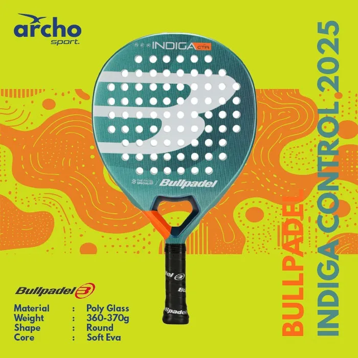 BULLPADEL INDIGA CTR 2025 Padel Racket / Raket Padel - ORIGINAL 100% - MURAH