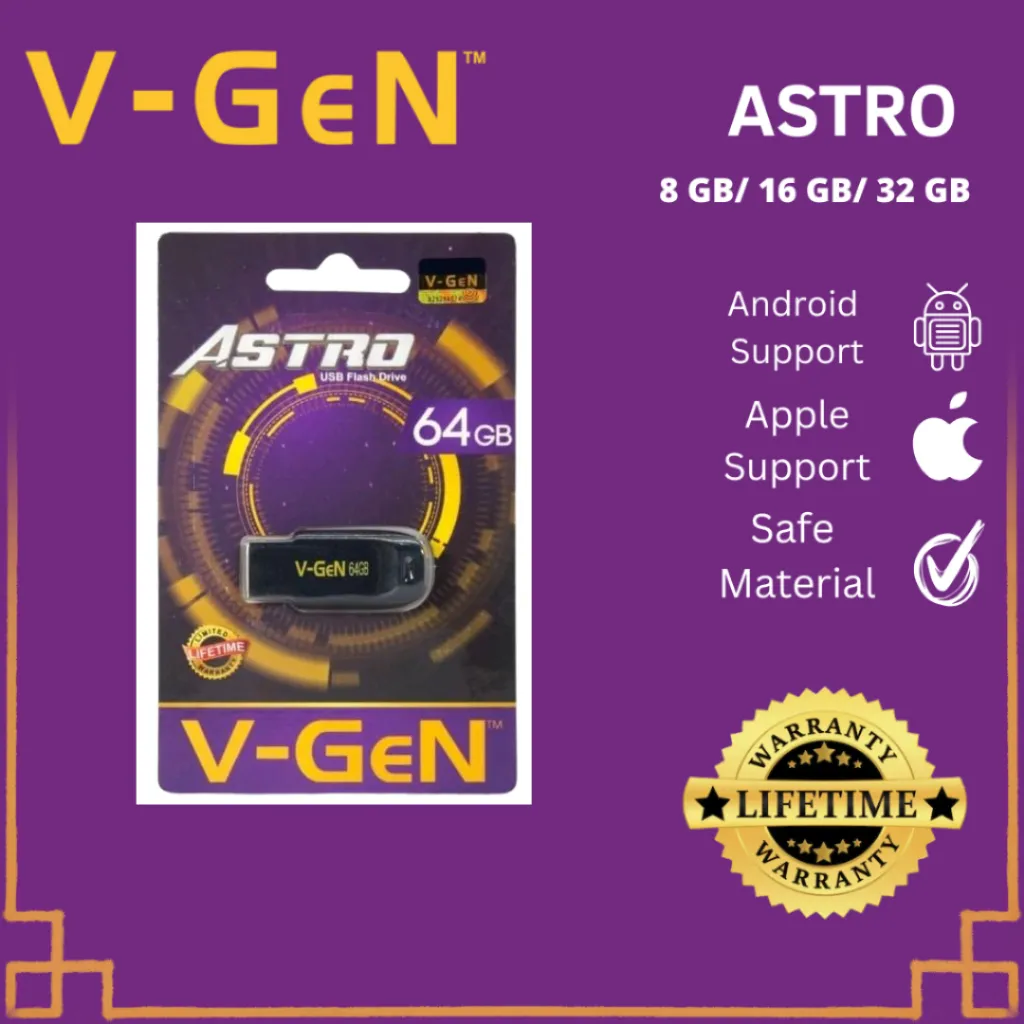 V-GEN ASTRO Flashdisk 8/16/32/64 Gb