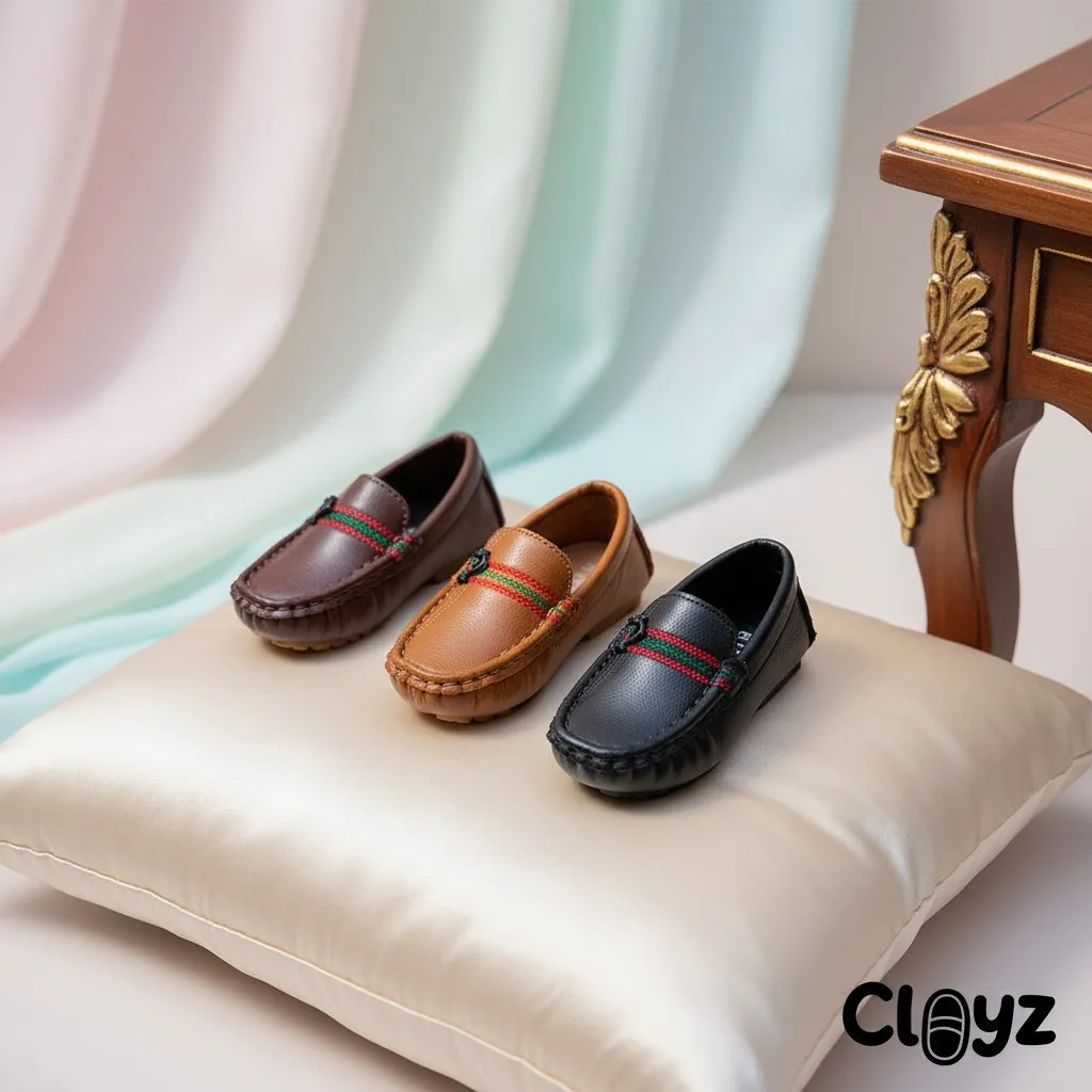 (SUPER SALE) SHB452 Sepatu Pantofel Anak Laki Laki balita Sepatu Loafers Slip On Import Sepatu Formal Anak Ukuran 20-21
