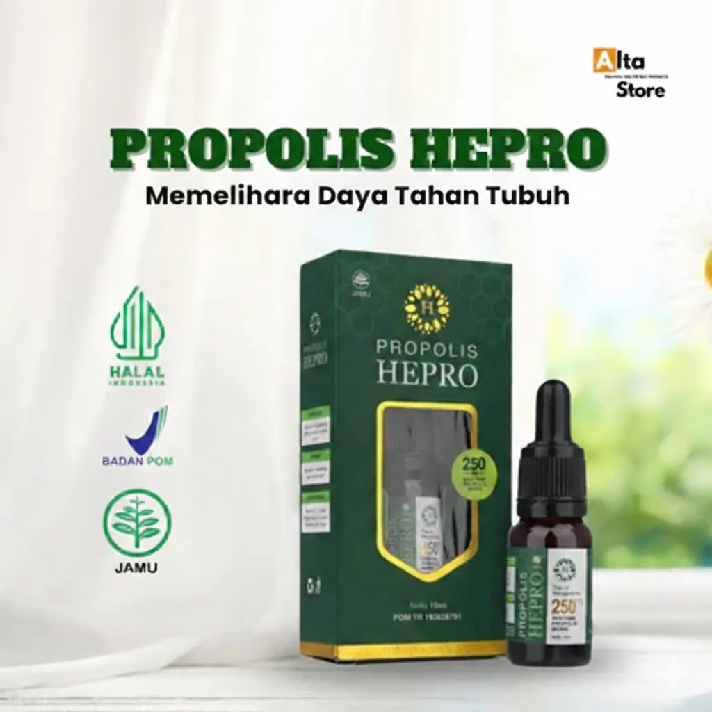 Propolis Hepro Trigona Imun Booster Harian Membantu Memelihara Daya Tahan Tubuh