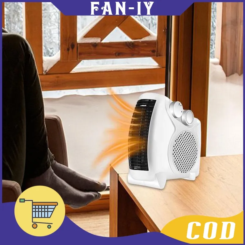 600W Penghangat Ruangan Mini / Kipas Pemanas Ruangan Suhu Adjustable