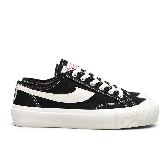 Sepatu Compass Gazelle Low Black White