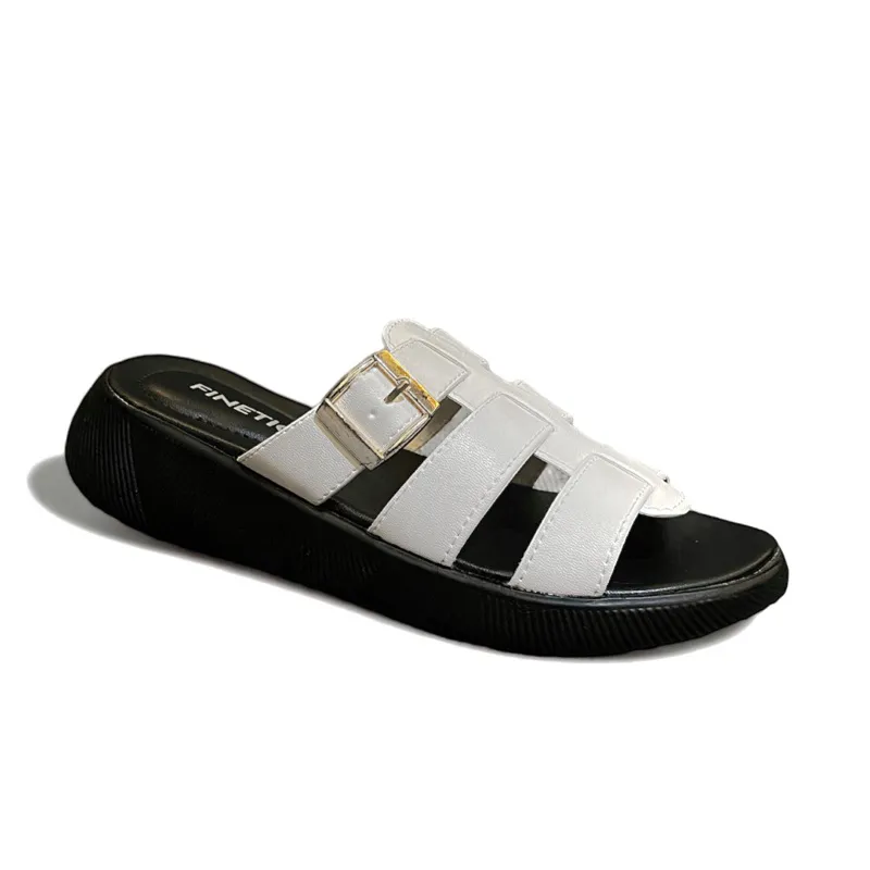 Finetic Sandal Platform Kekinian Wedges 3 cm Korea Style