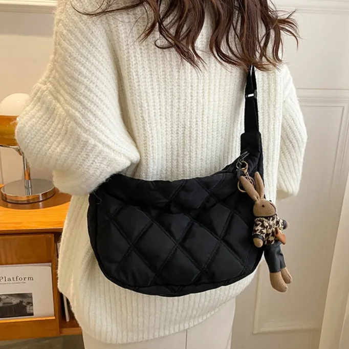 Mismi Eris Bag Tas Selempang Wanita Stylish Polos Premium Sling Bag Resleting Perempuan Korea - 25E