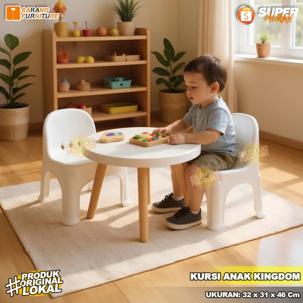 Kursi Anak Bangku Anak Kingdom Jazz Bangku Jengkok Murah / Bangku Jongkok Anak / Kursi Kamar Mandi