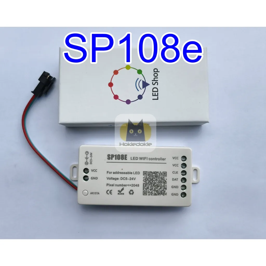 Smart SP108E Wifi Controller LED pixel WS2812B WS2811 LED Strip light DC 5-24V