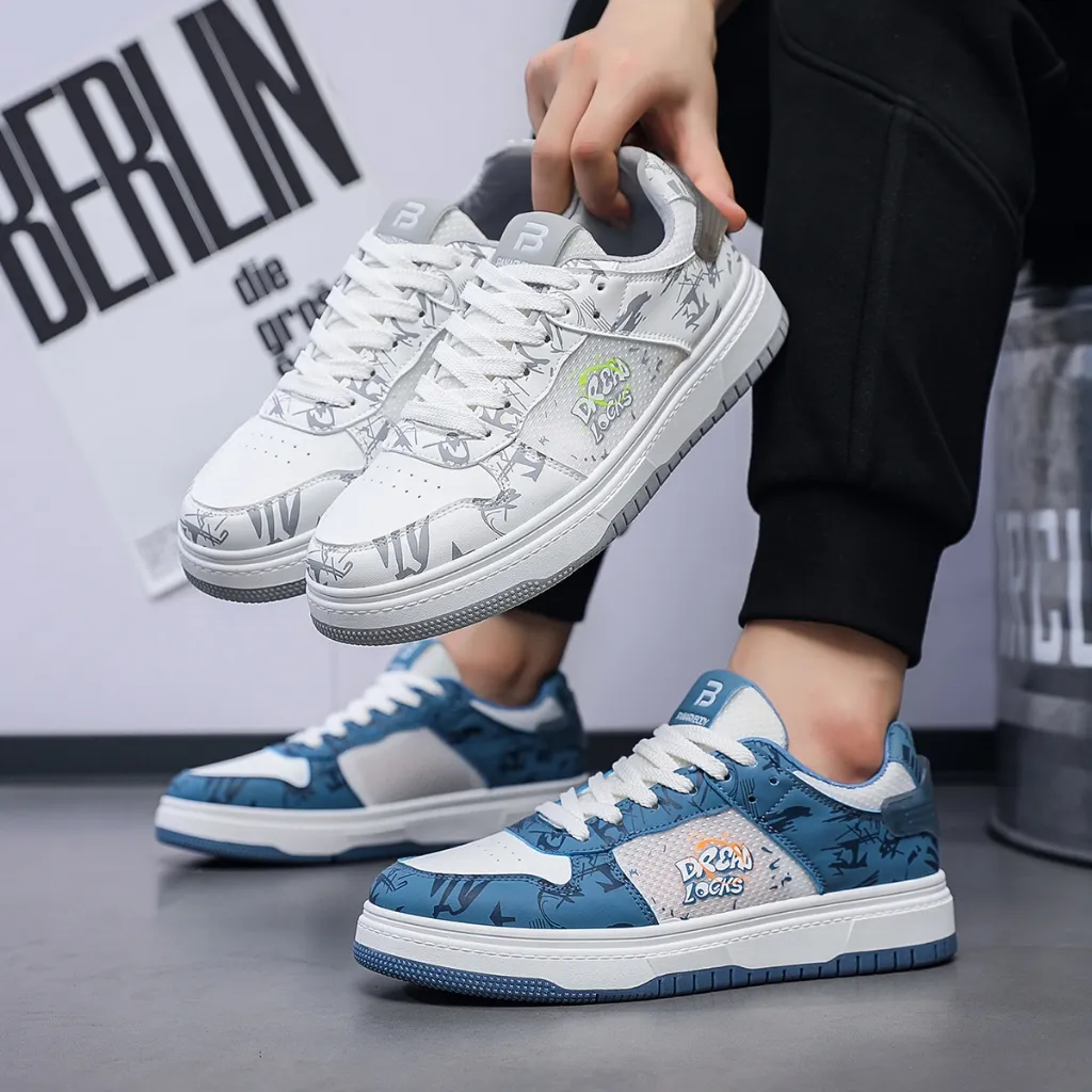 PANARYBODY Sepatu Sneakers Pria Kasual Bertali QN2551 Sneakers Cowok Ootd Style Kampus Kuliahan Fashion