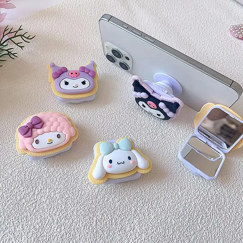 RG GRIPTOK POPSOCKET CERMIN Mini Karakter Lucu Ring Phone Holder