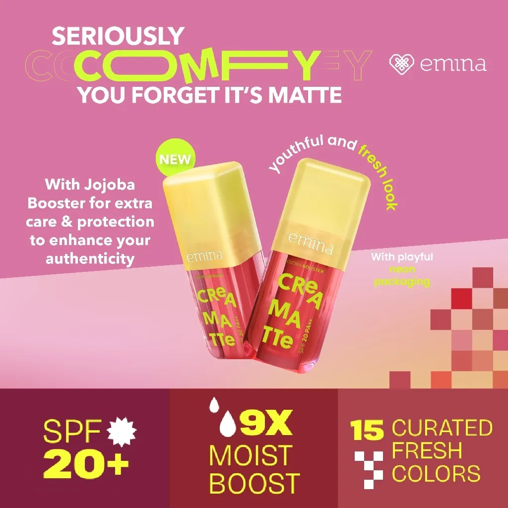 AS Emina Creamatte Lip Cream Matte ~ Emina LipCream