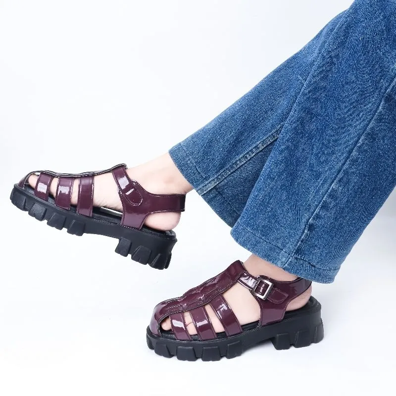Estunice YOONA DIAMOR Sandal Sepatu Wanita Lofer Wadges Mules Platform Kekinian Cewek Terbaru!