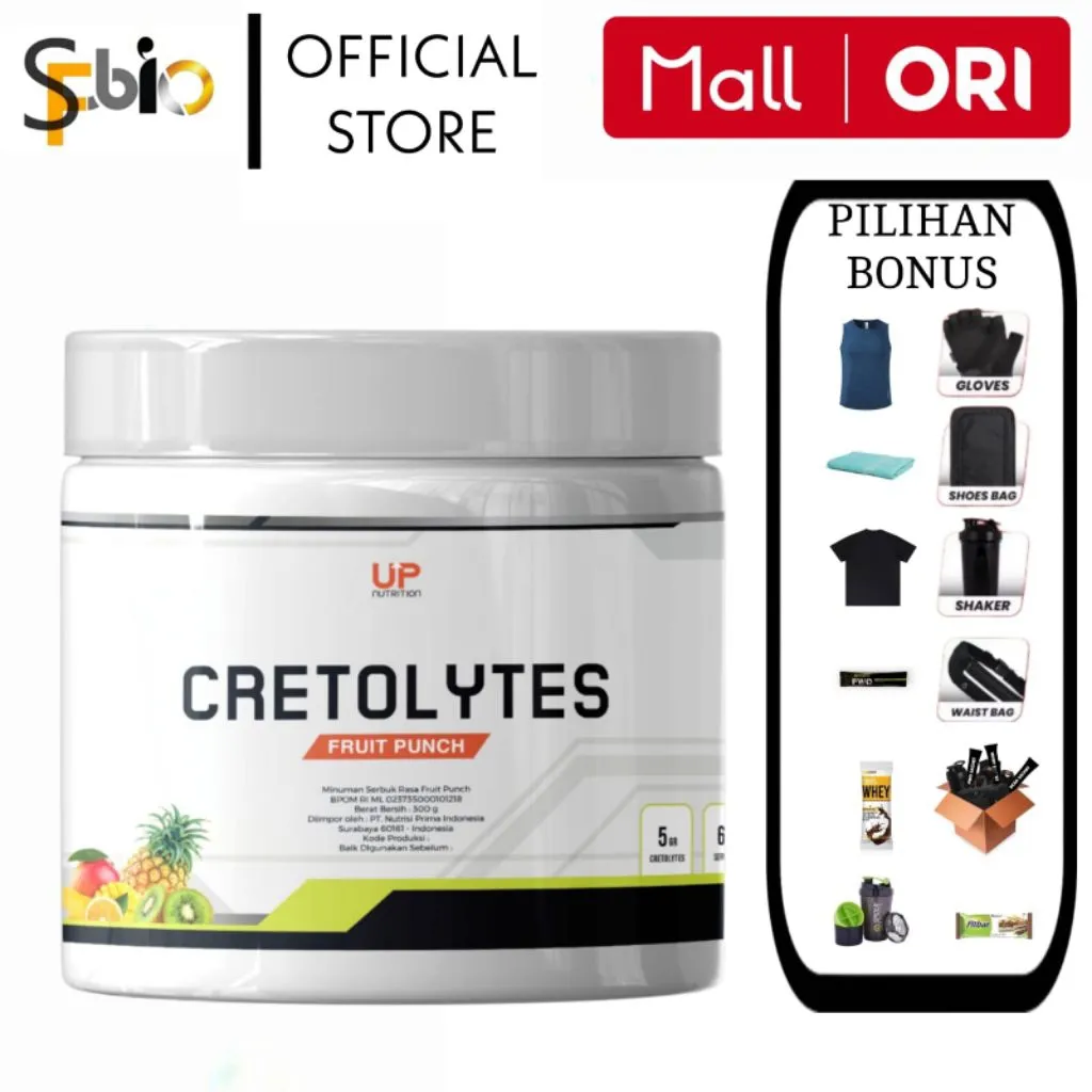 Up Nutrition Cretolytes 300 gr 60 Servings Creatine + Electrolytes