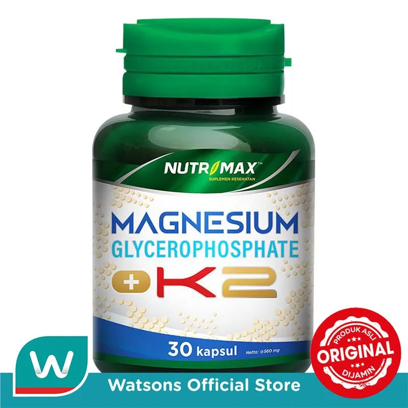 Nutrimax Magnesium Glycerophosphate + K2 30'S