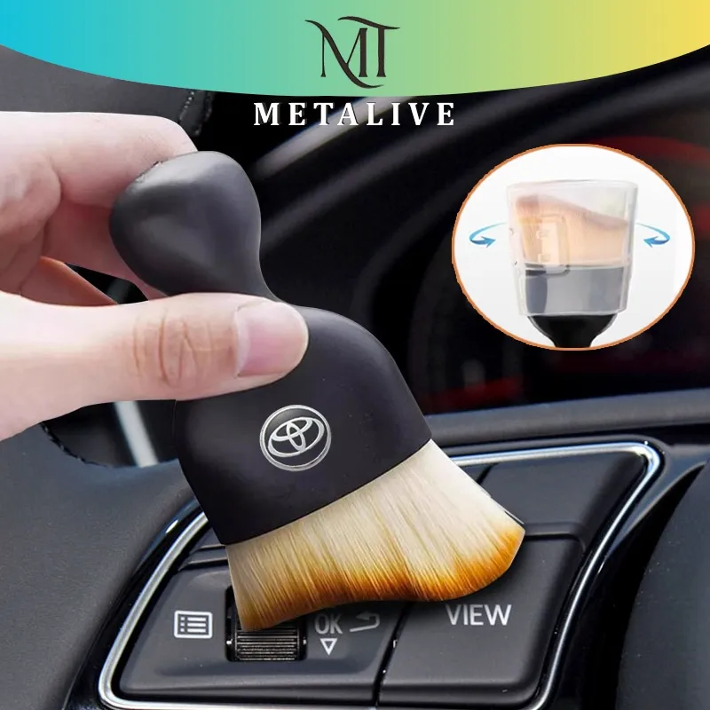 METALIVE Sikat Pembersih Debu Celah Interior Mobil Sikat Pembersih Ventilasi Udara Bulu lembut