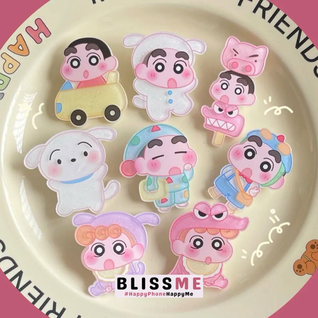 Griptok HP Shinchan Phone Holder Kartun Bahan Premium Viral Unik Lucu