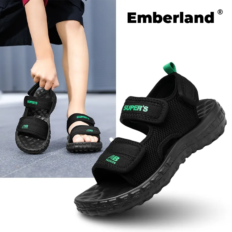 EMBERLAND-Impor Sandal Gunung Anak Laki Laki Sepatu Hiking Sendal Anak Cowok Sandal Anak Laki Laki Tahan Lama 3-15 Tahun