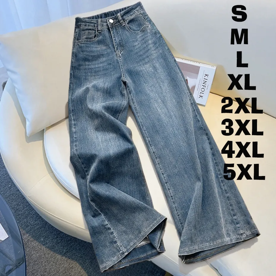 Celana Jeans Wanita Baggy Celana Korean Style Jeans Highwaist Wanita Celana Jeans Jumbo Loose Panjang Celana Jeans Wanita Kekinian