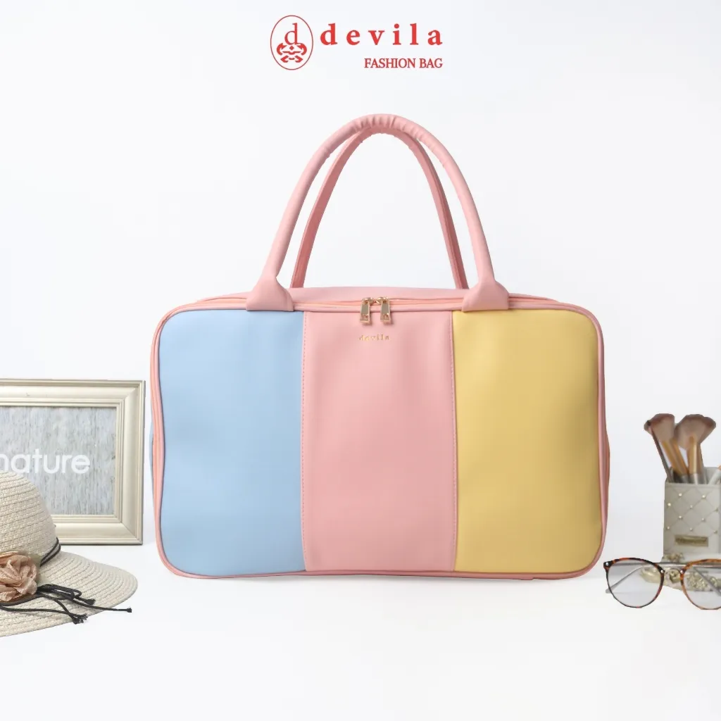 DEVILA - Ice Cream Waterproof Tas Travel Bag Jumbo Size