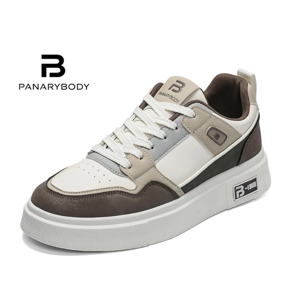 PANARYBODY Sneakers Cowok Jalan Santai Sport Outdoor Sepatu Pria Fashion Trendy Kekinian Sepatu Bermotif QN593
