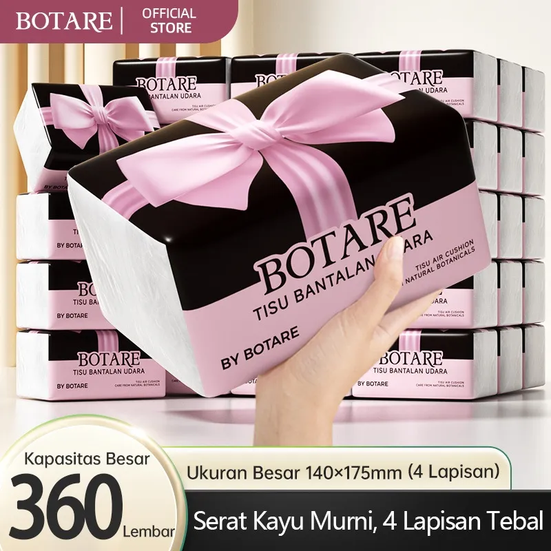 [10/20 pcs]Botare Air-Cushion Tisu Muka Deluxe Lembut 4 Lapisan 360 helai